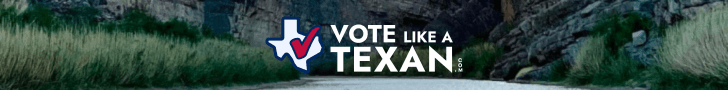 Large Vote Like A Texan Banner